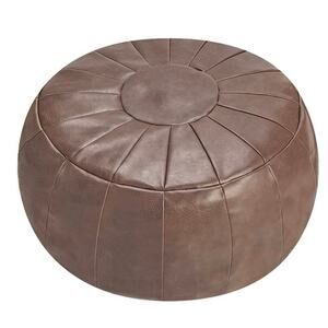 NWT ROTOT Decorative Pouf, Ottoman, Bean Bag Chair,Foot Rest, Storage Unstuffed